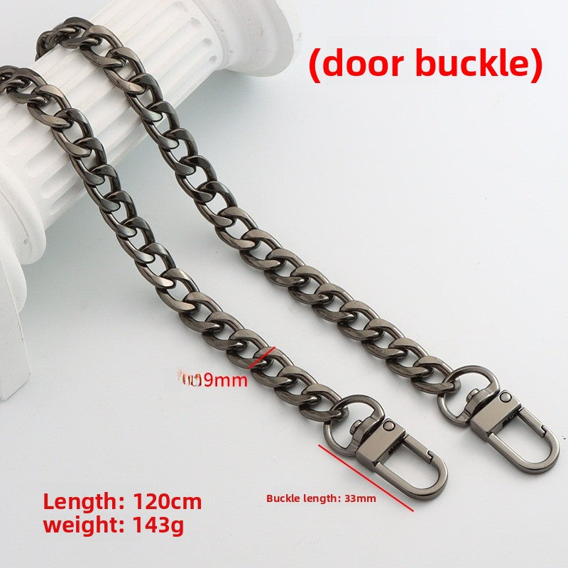 Solid Color Bag Strap In Zinc Alloy Featuring Streetwear Style For Durable And Trendy Accessories
