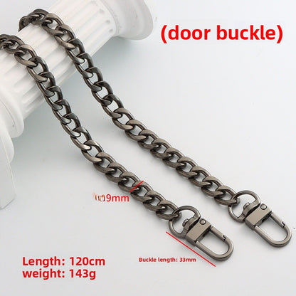 Solid Color Bag Strap In Zinc Alloy Featuring Streetwear Style For Durable And Trendy Accessories