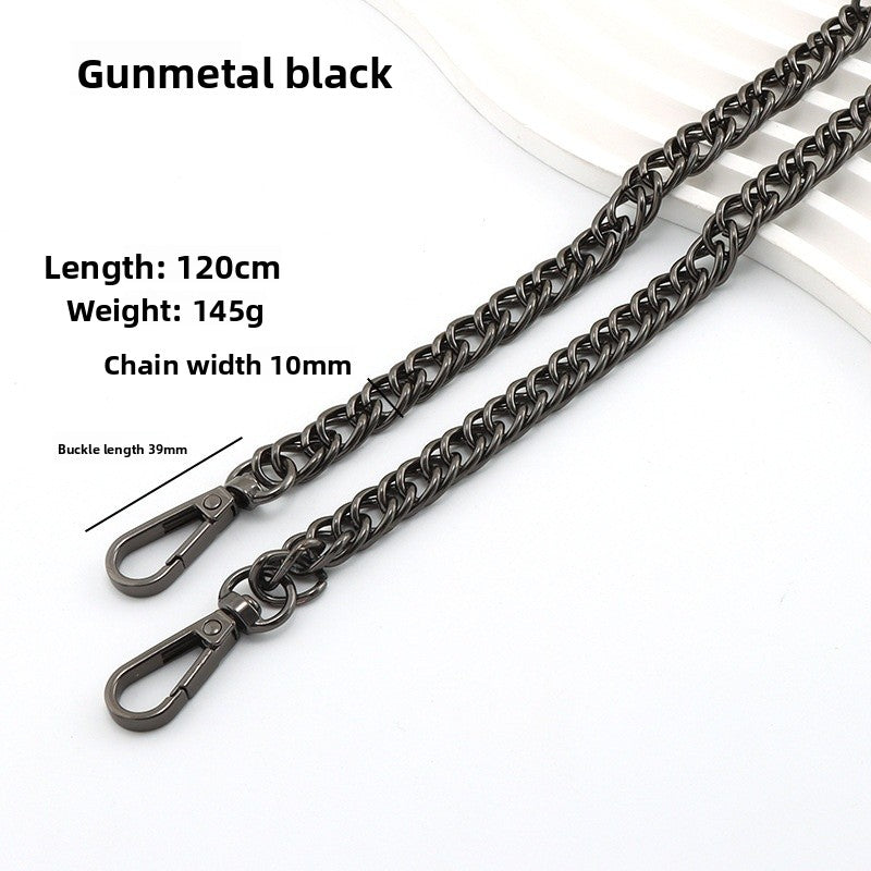 Solid Color Bag Strap In Zinc Alloy Featuring Streetwear Style For Durable And Trendy Accessories