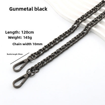 Solid Color Bag Strap In Zinc Alloy Featuring Streetwear Style For Durable And Trendy Accessories