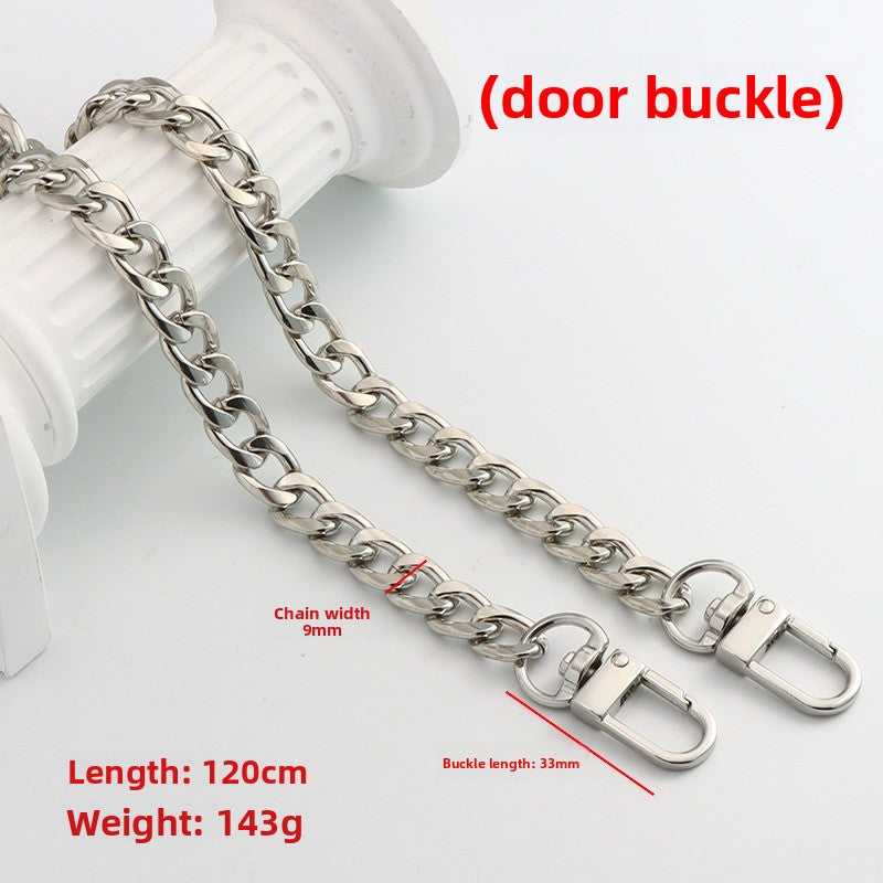 Solid Color Bag Strap In Zinc Alloy Featuring Streetwear Style For Durable And Trendy Accessories