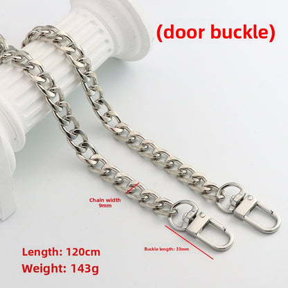 Solid Color Bag Strap In Zinc Alloy Featuring Streetwear Style For Durable And Trendy Accessories