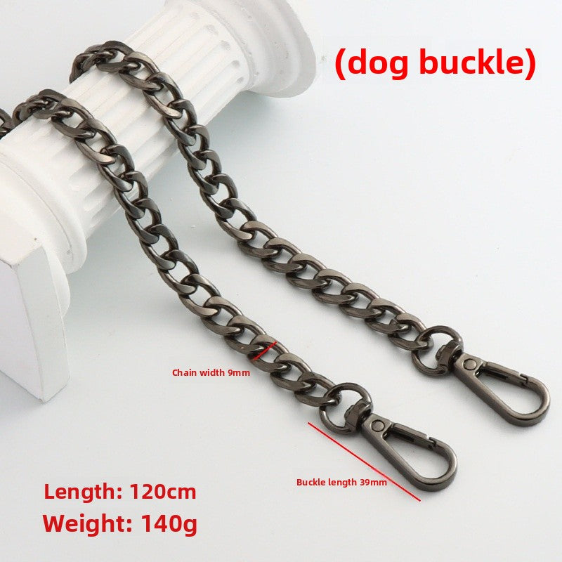 Solid Color Bag Strap In Zinc Alloy Featuring Streetwear Style For Durable And Trendy Accessories