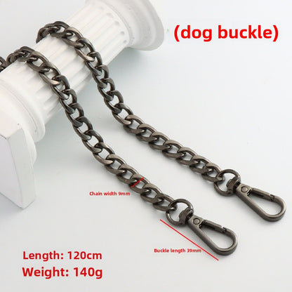 Solid Color Bag Strap In Zinc Alloy Featuring Streetwear Style For Durable And Trendy Accessories