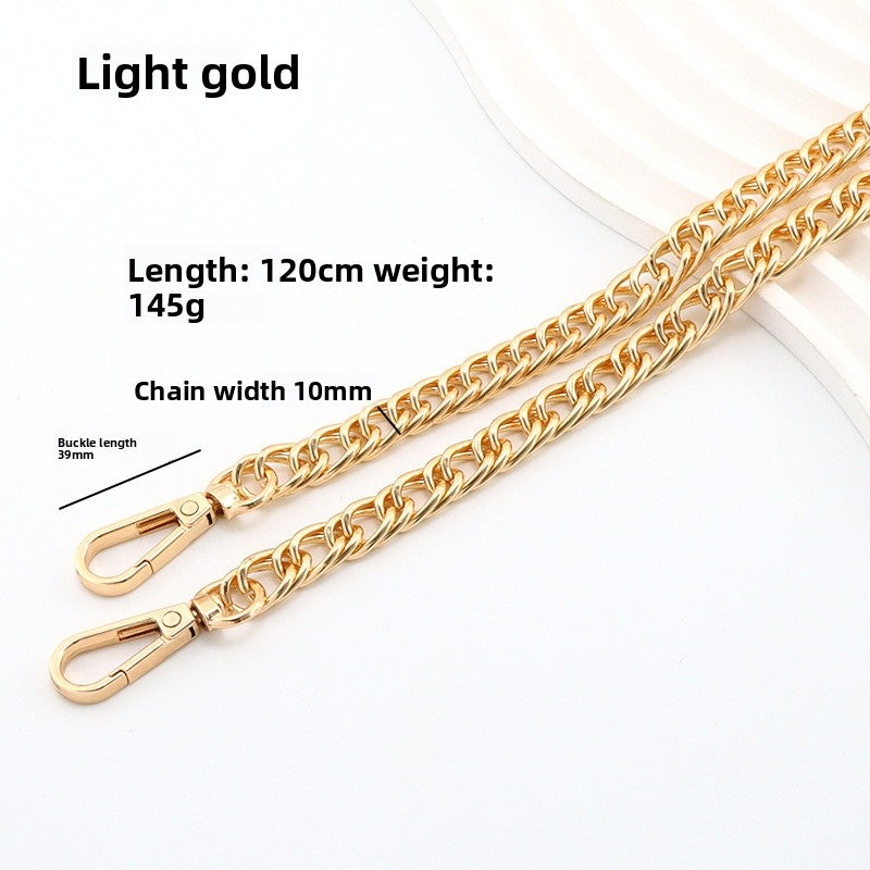 Solid Color Bag Strap In Zinc Alloy Featuring Streetwear Style For Durable And Trendy Accessories