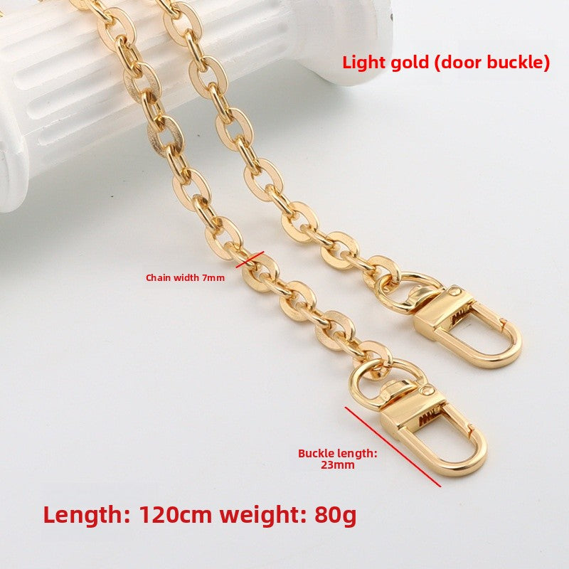 Solid Color Bag Strap In Zinc Alloy Featuring Streetwear Style For Durable And Trendy Accessories