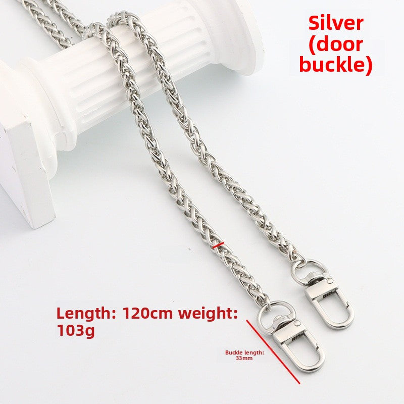 Solid Color Bag Strap In Zinc Alloy Featuring Streetwear Style For Durable And Trendy Accessories