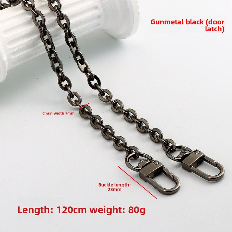 Solid Color Bag Strap In Zinc Alloy Featuring Streetwear Style For Durable And Trendy Accessories