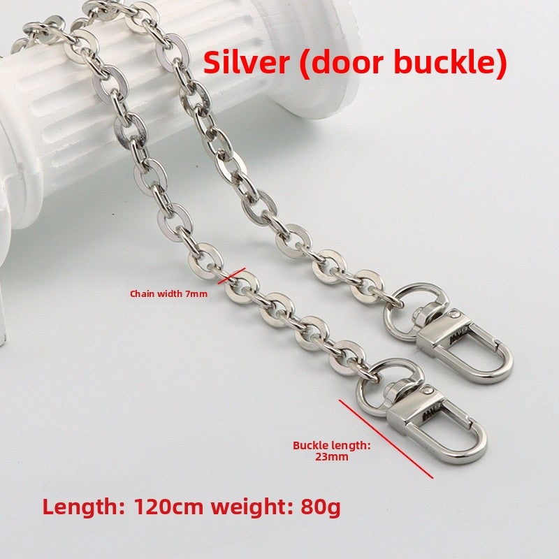 Solid Color Bag Strap In Zinc Alloy Featuring Streetwear Style For Durable And Trendy Accessories