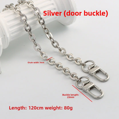 Solid Color Bag Strap In Zinc Alloy Featuring Streetwear Style For Durable And Trendy Accessories