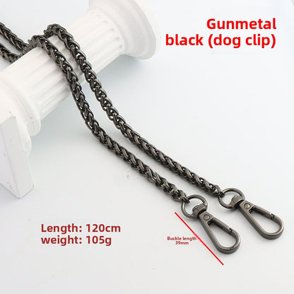 Solid Color Bag Strap In Zinc Alloy Featuring Streetwear Style For Durable And Trendy Accessories