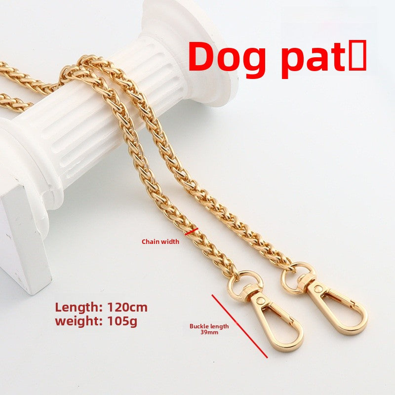 Solid Color Bag Strap In Zinc Alloy Featuring Streetwear Style For Durable And Trendy Accessories