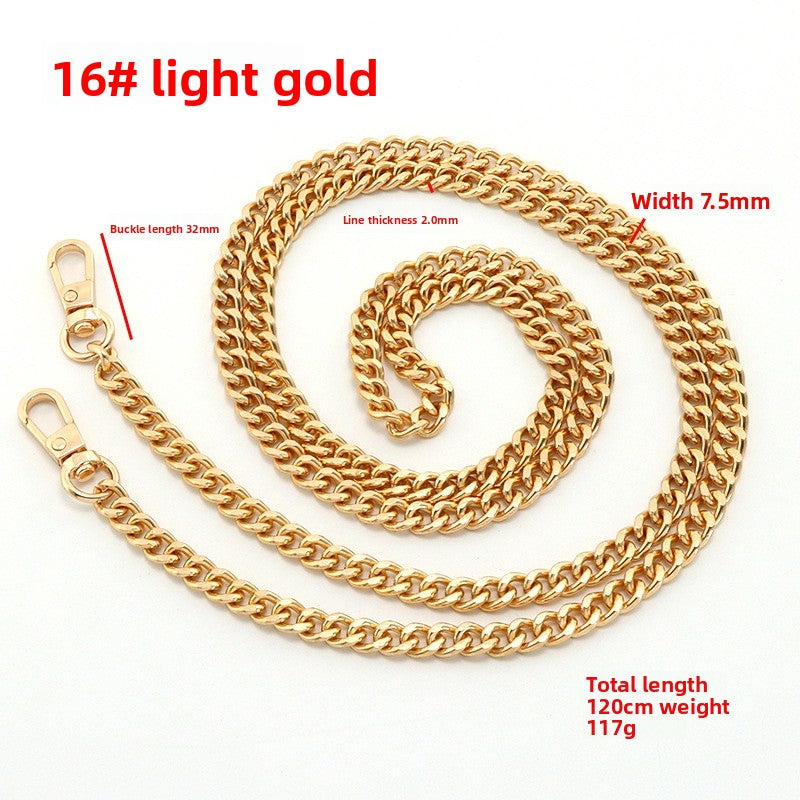 Solid Color Bag Strap In Zinc Alloy Featuring Streetwear Style For Durable And Trendy Accessories