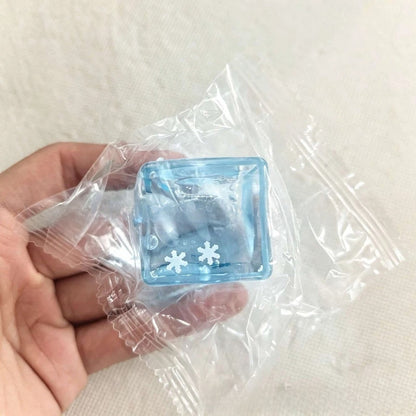 Ice Cube Squishy Toy Made Of Soft TPR Material In Natural Pink, Novelty Stress Relief Toy