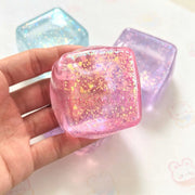 Maltose 5cm Gold Powder Ice Cube Pink