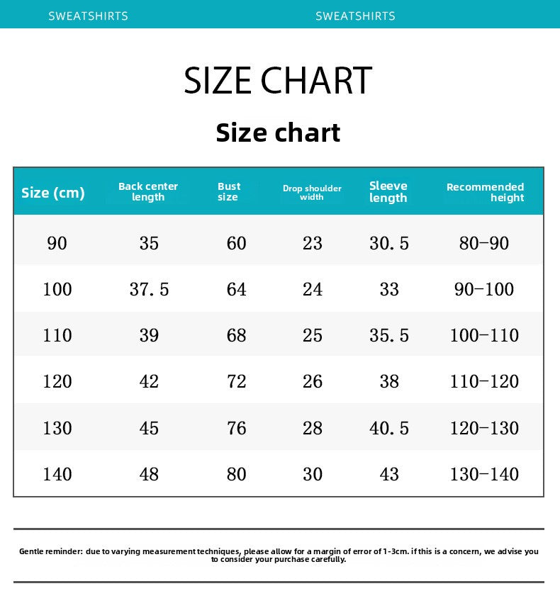 Cartoon Cotton Pullover Children's Sweatshirt With Round Neck And Long Sleeves For Toddlers In Spring