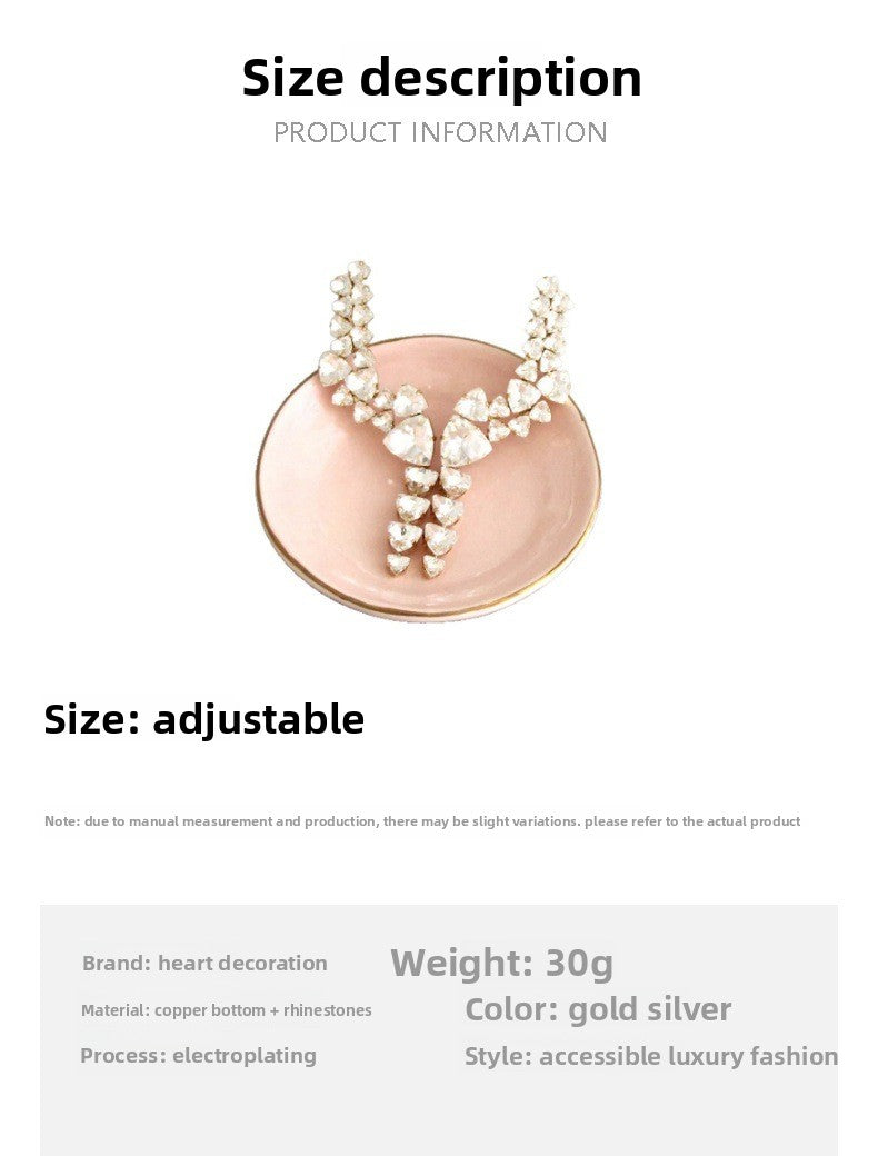Trillion-cut Silver Alloy Earrings With Rhinestones, Electroplated Finish For Women