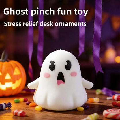 Halloween Pattern Squishy Toy Made Of TPR, Cute Style Stress Relief Toy For Halloween