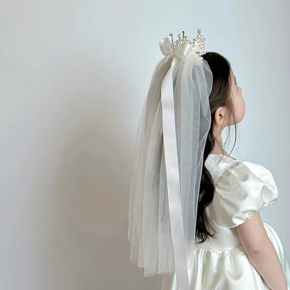 Princess Crown Hair Accessory For Kids Featuring Rhinestones, Perfect For Birthday Celebrations