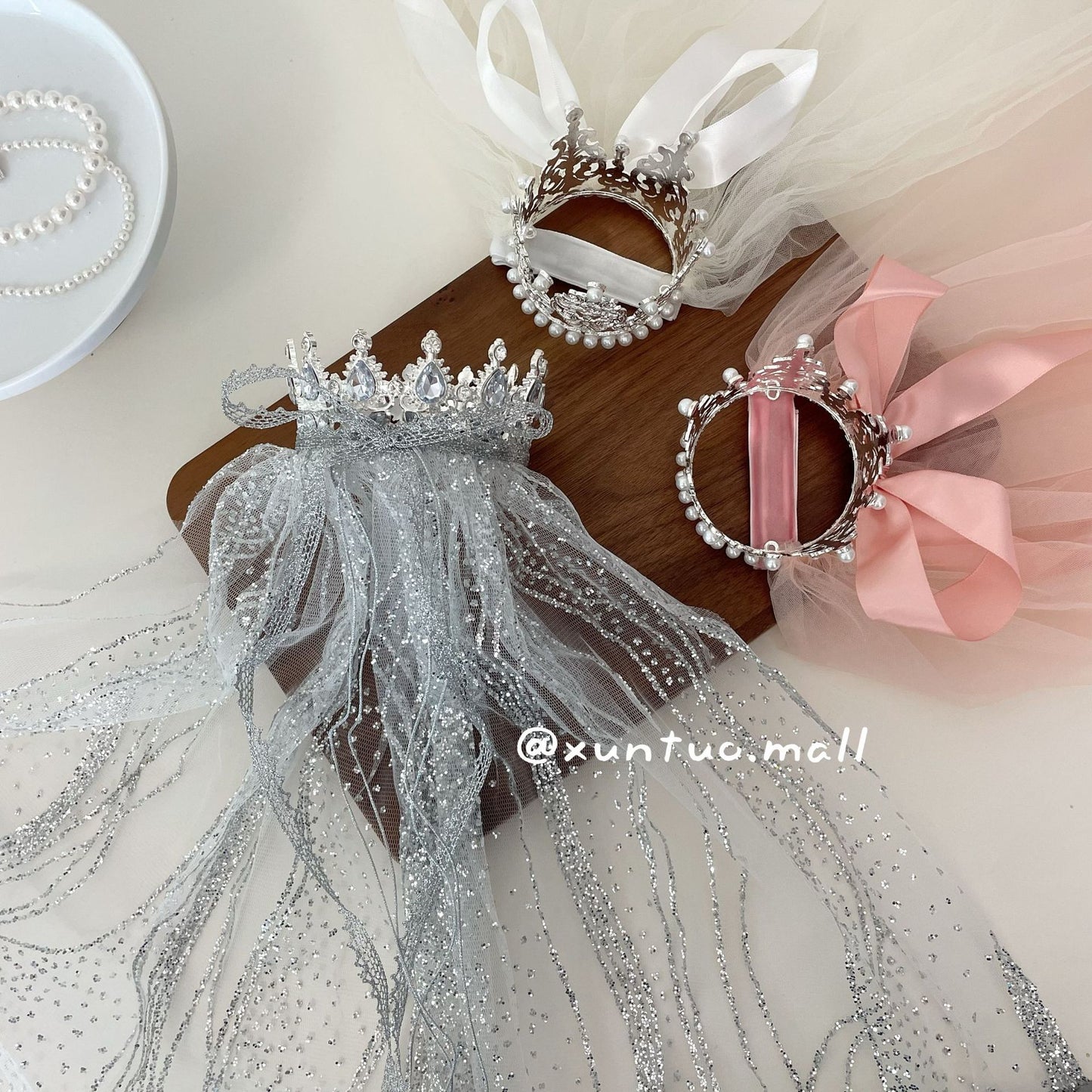 Princess Crown Hair Accessory For Kids Featuring Rhinestones, Perfect For Birthday Celebrations