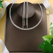 Necklace and earrings suite
