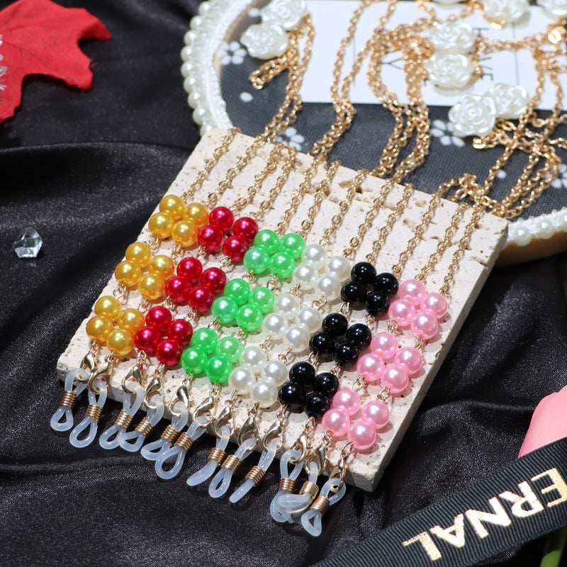 Rose Glasses Chain Made Of Durable Alloy, Stylish And Functional Eyewear Accessory
