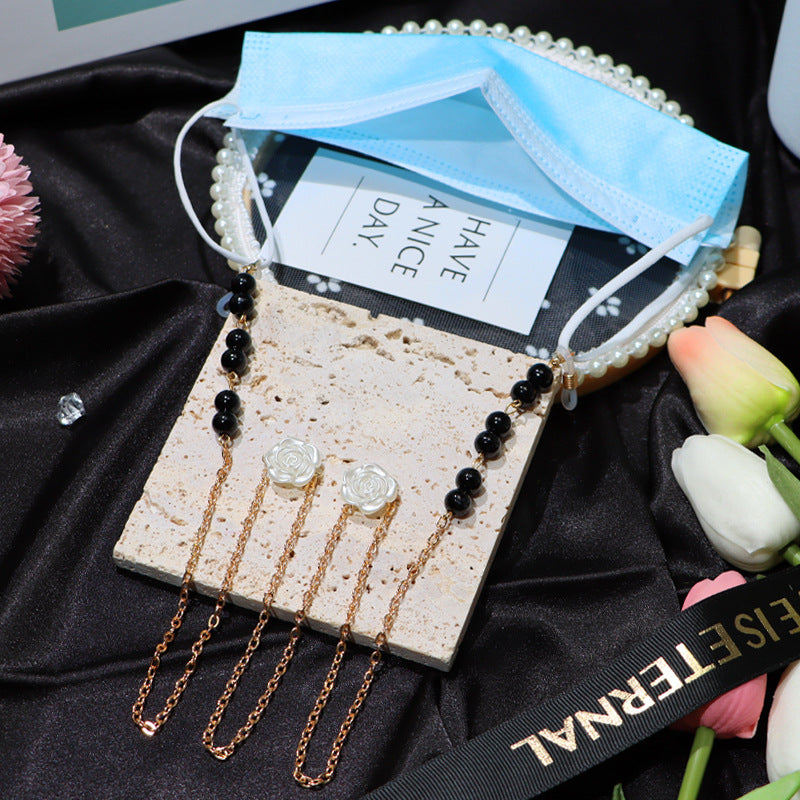 Rose Glasses Chain Made Of Durable Alloy, Stylish And Functional Eyewear Accessory