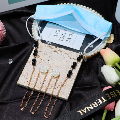 Rose Glasses Chain Made Of Durable Alloy, Stylish And Functional Eyewear Accessory