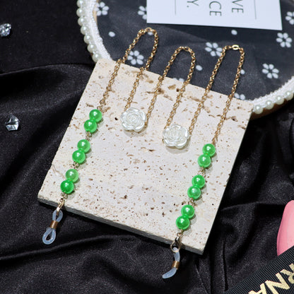 Rose Glasses Chain Made Of Durable Alloy, Stylish And Functional Eyewear Accessory