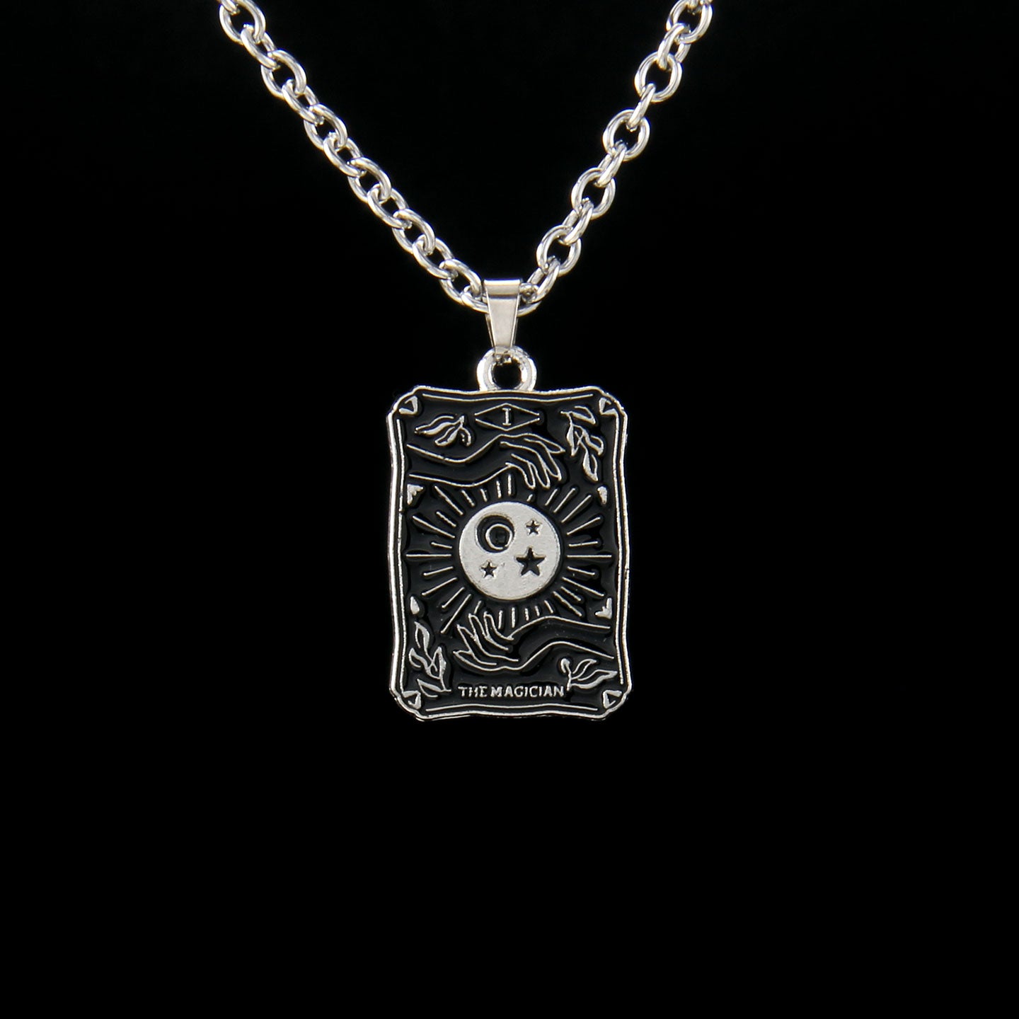 Vintage Style Astrology Necklace With Electroplated Ferroalloy Chain And Zinc Alloy Pendant, Unisex