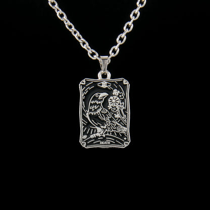 Vintage Style Astrology Necklace With Electroplated Ferroalloy Chain And Zinc Alloy Pendant, Unisex