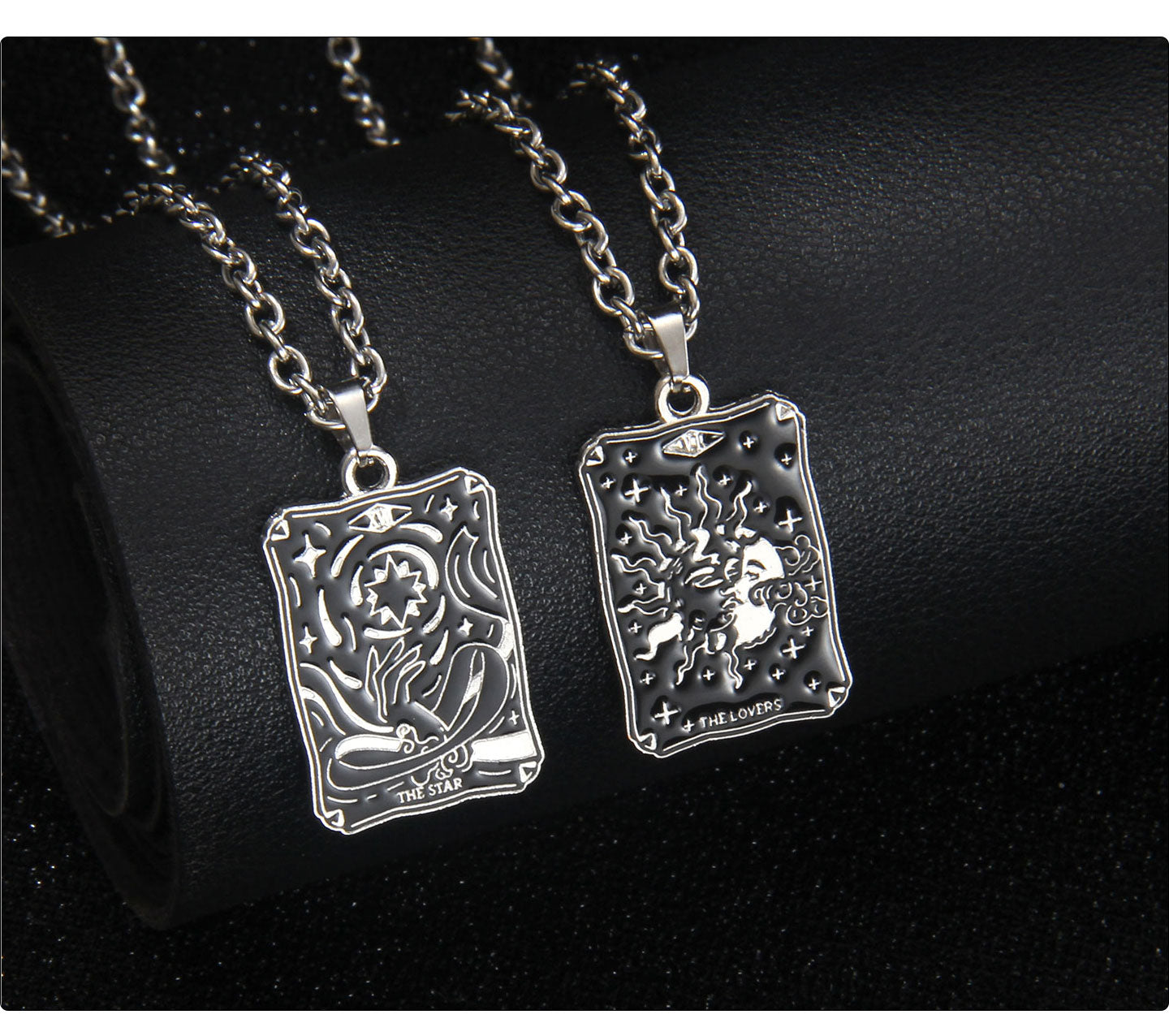 Vintage Style Astrology Necklace With Electroplated Ferroalloy Chain And Zinc Alloy Pendant, Unisex