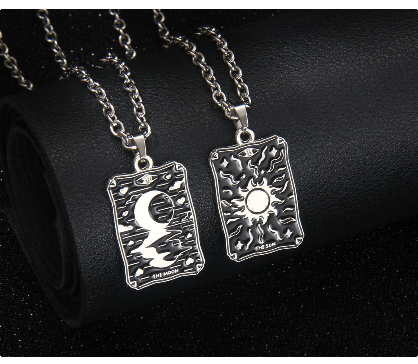 Vintage Style Astrology Necklace With Electroplated Ferroalloy Chain And Zinc Alloy Pendant, Unisex