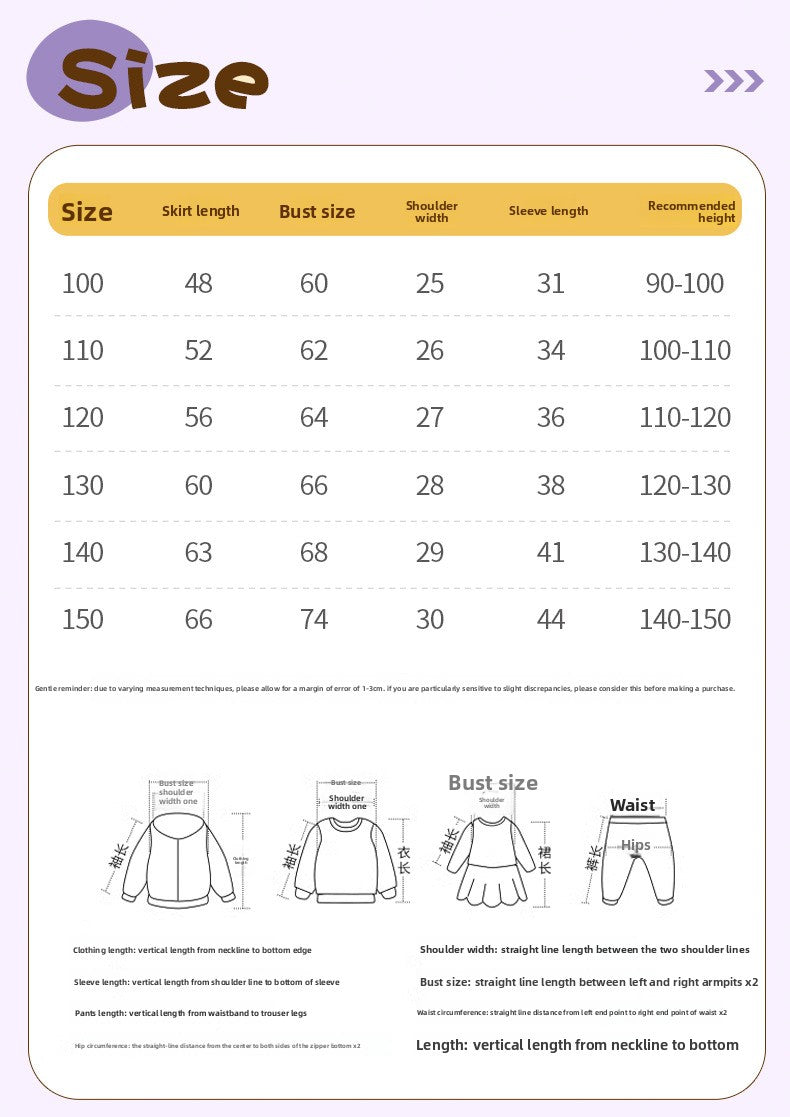 Girls' Cartoon Princess Dress In Cotton With Long Sleeves, Perfect For Toddler Autumn Wear