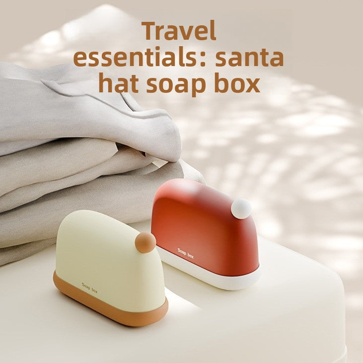 Travel Storage Container Box For Soap In Durable Red PP Material