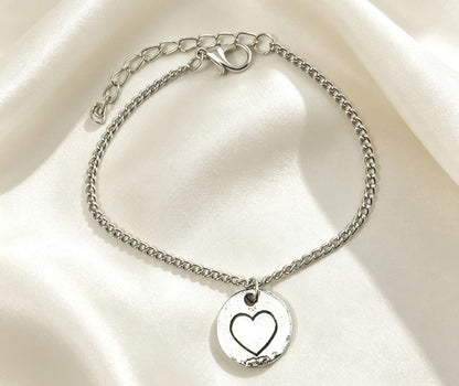 3 Pieces Set Punk Alloy Anklet For Women With Heart Shape Tassel And Rhinestone Inlay