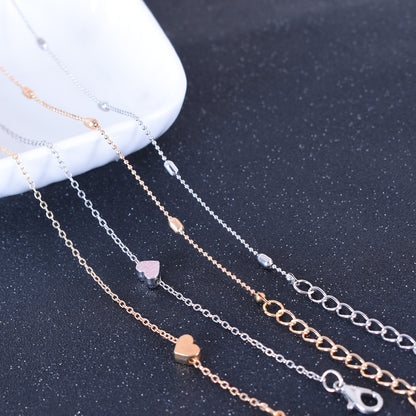 Gold Alloy Beading Anklet For Women Featuring Oval Pattern, Perfect Beach Foot Accessory