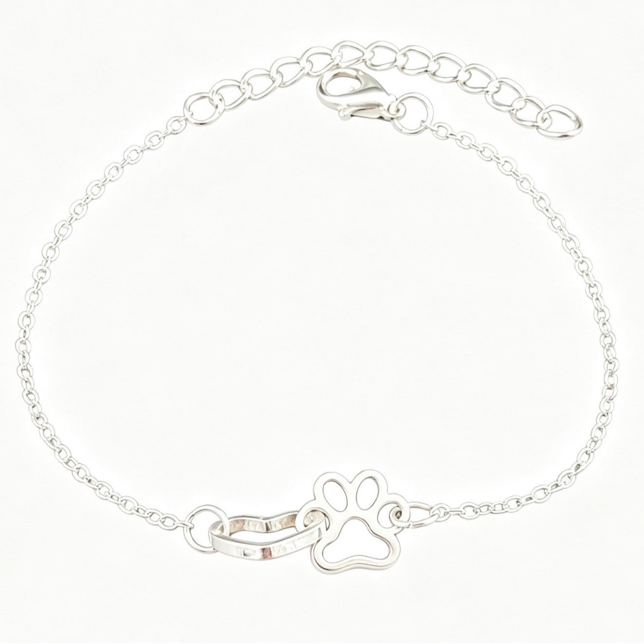Heart Shape Gold Bracelet For Women, Electroplated Zinc Alloy Jewelry