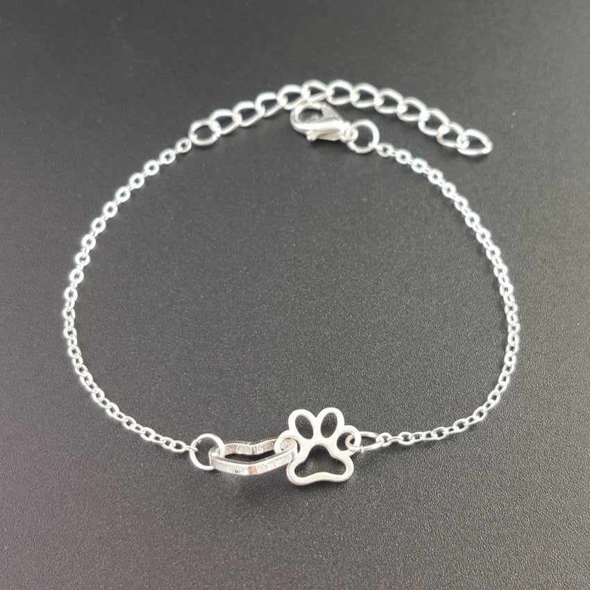 Heart Shape Gold Bracelet For Women, Electroplated Zinc Alloy Jewelry