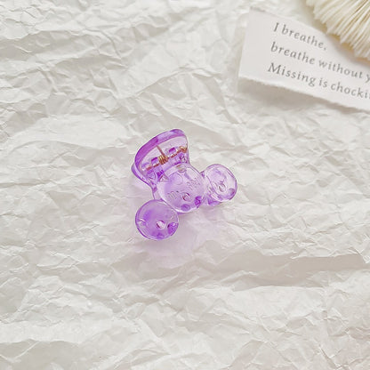 Modern Style Quadrilateral Hairpin For Women, Made Of Durable Plastic
