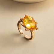 9#Ring - Gold - Coffee Color