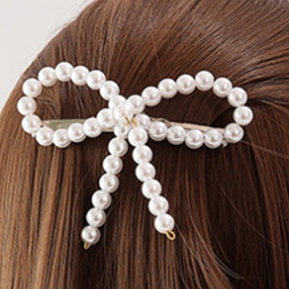 Sweet Pearl Hairpin For Women Made Of Durable Zinc Alloy Hair Accessory