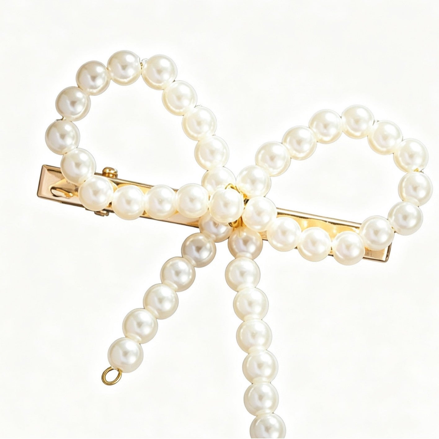 Sweet Pearl Hairpin For Women Made Of Durable Zinc Alloy Hair Accessory