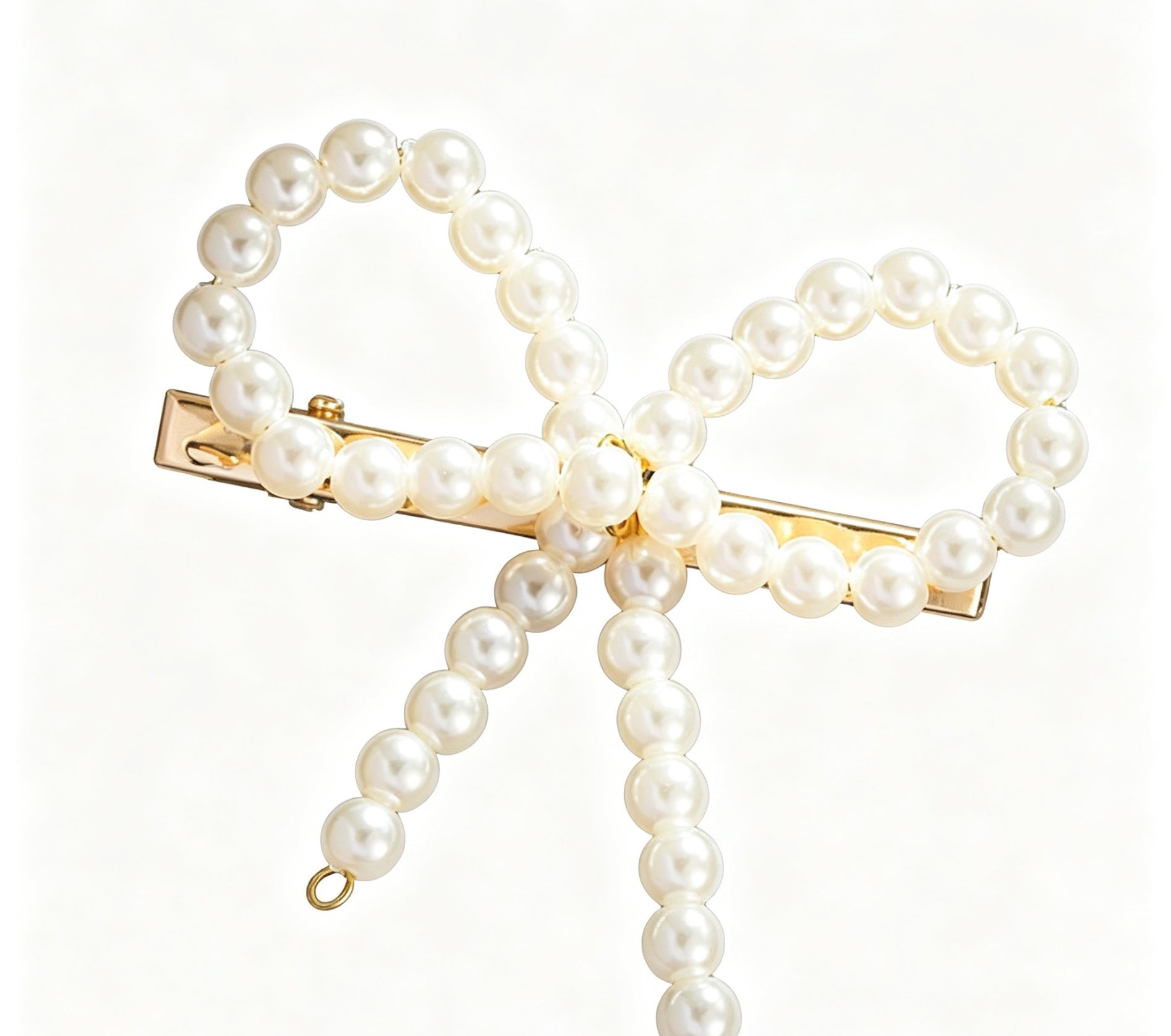 Sweet Pearl Hairpin For Women Made Of Durable Zinc Alloy Hair Accessory