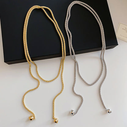 Gold Iron Chain Choker Necklace For Women With Alloy Pendant, Perfect For Daily Wear