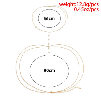 Casual Women's Alloy Waist Chain With Smooth Surface Finish, Stylish And Comfortable Accessory