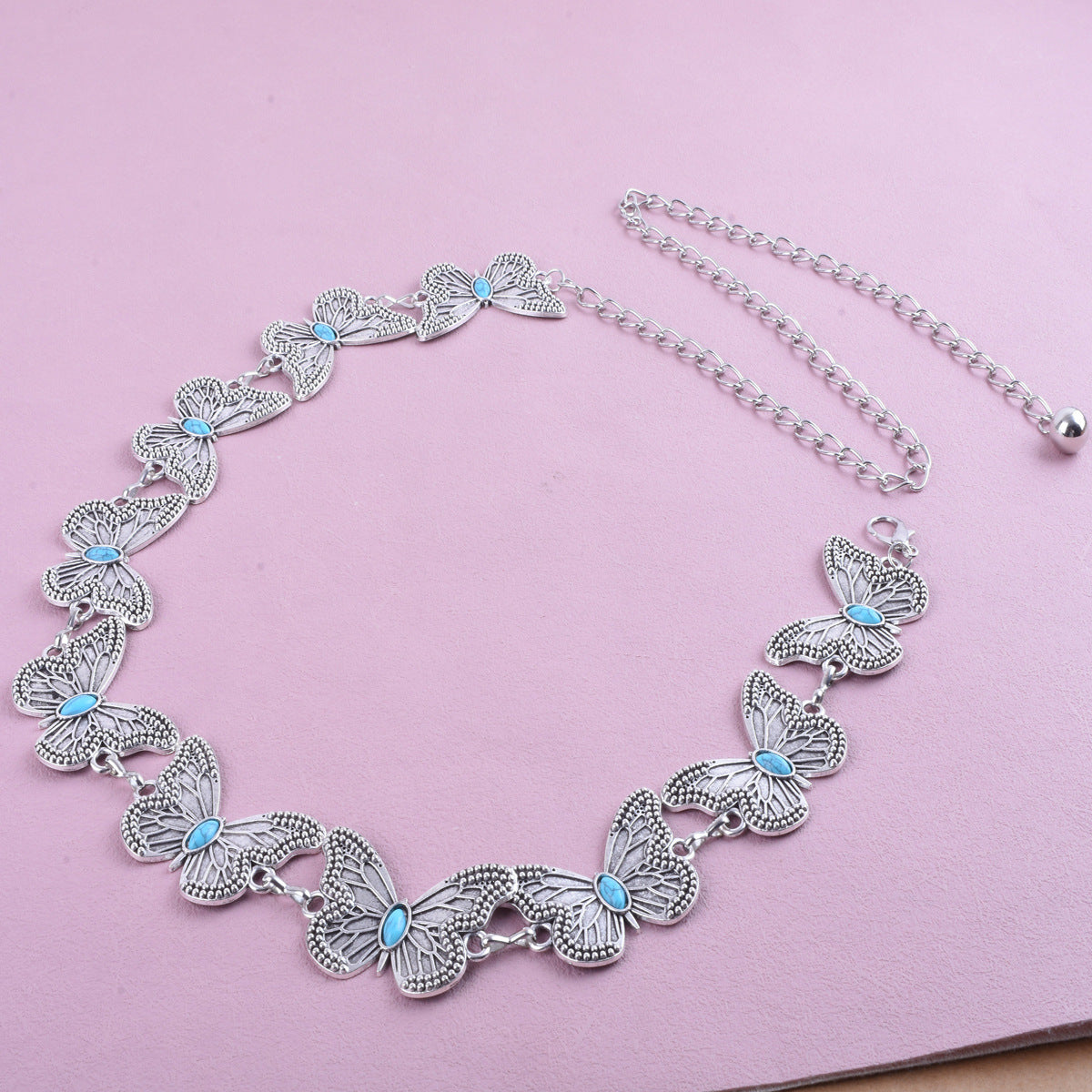Original Design Butterfly Waist Chain For Women In Gold Metal