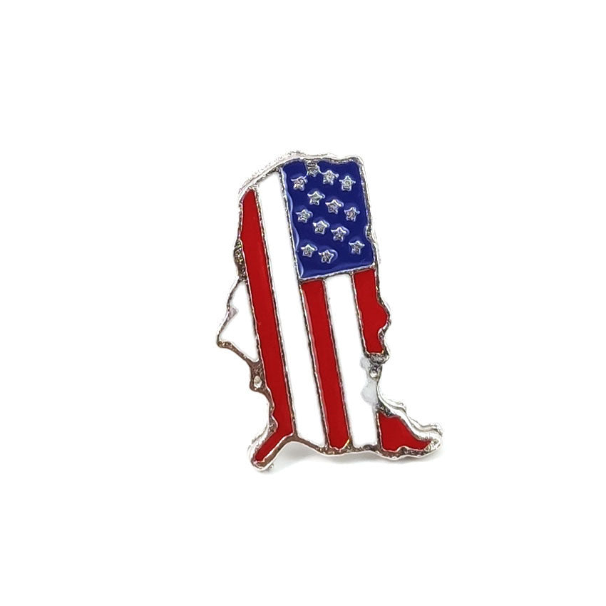 National Flag Pin Made Of Zinc Alloy Featuring Enamel Craftsmanship