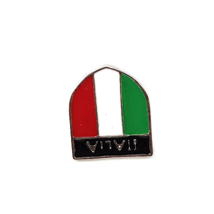 National Flag Pin Made Of Zinc Alloy Featuring Enamel Craftsmanship