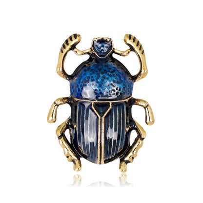 Alloy Insect Pin With Enamel Craftsmanship In Red